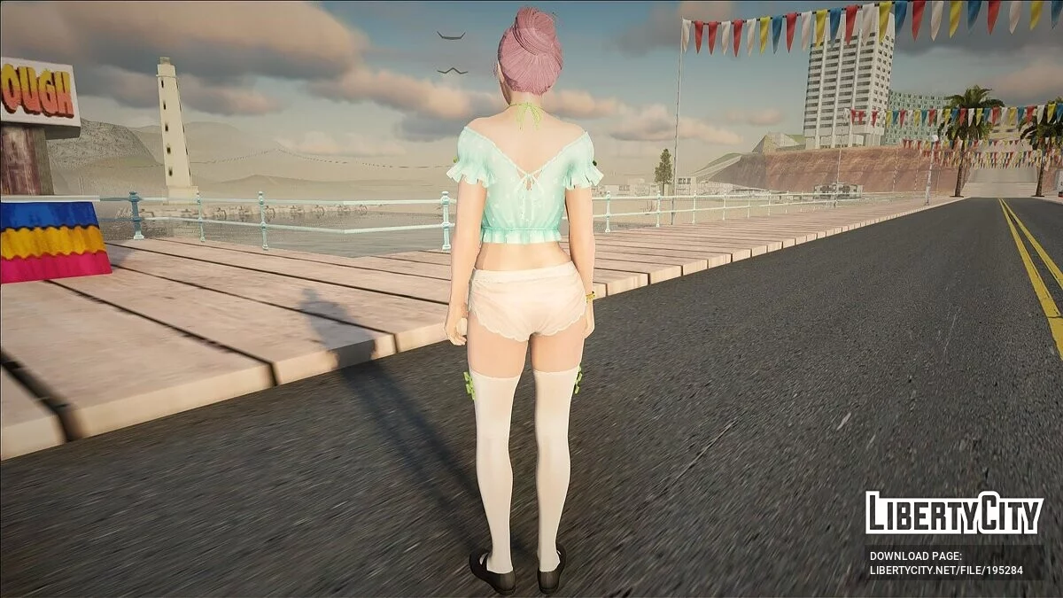 Élise dans une tenue sexy / GTA San Andreas