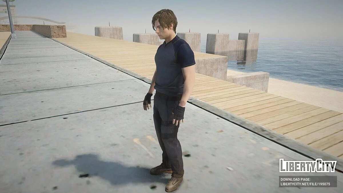 Léon Scott Kennedy de Resident Evil 4 Remake / GTA San Andreas