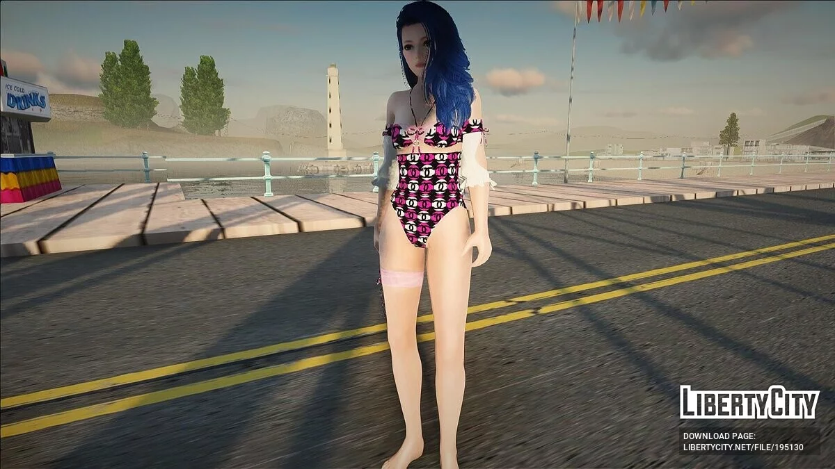 Лобелия в купальнике / GTA San Andreas