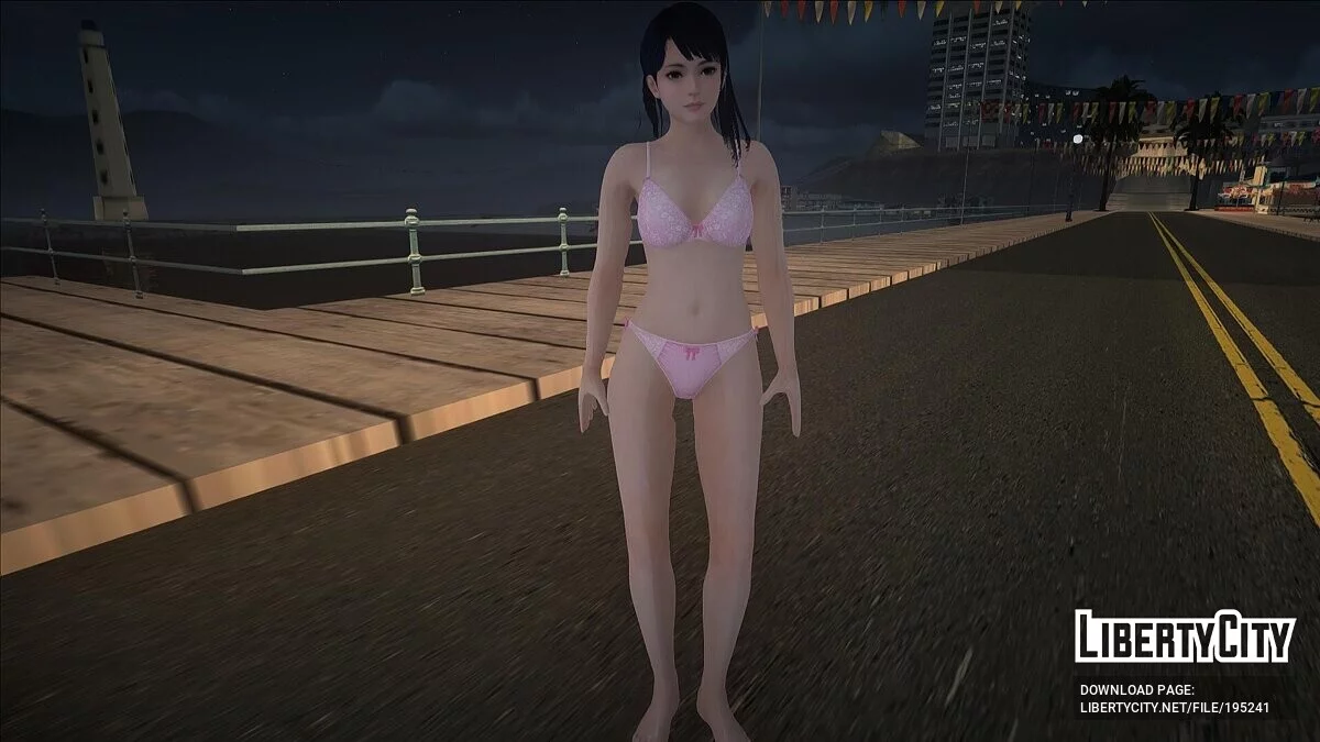 Lobélie en justaucorps rose / GTA San Andreas