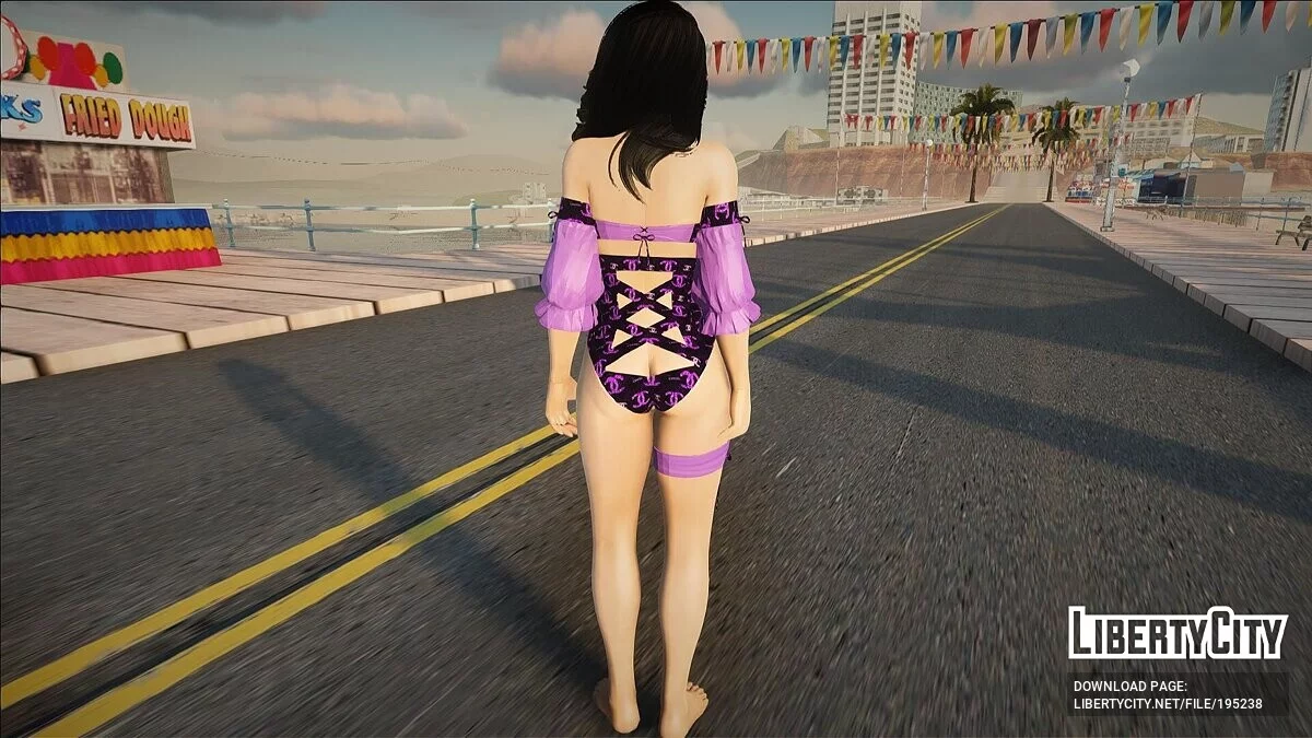 Момиджи в сексуальном купальнике Шанель / GTA San Andreas