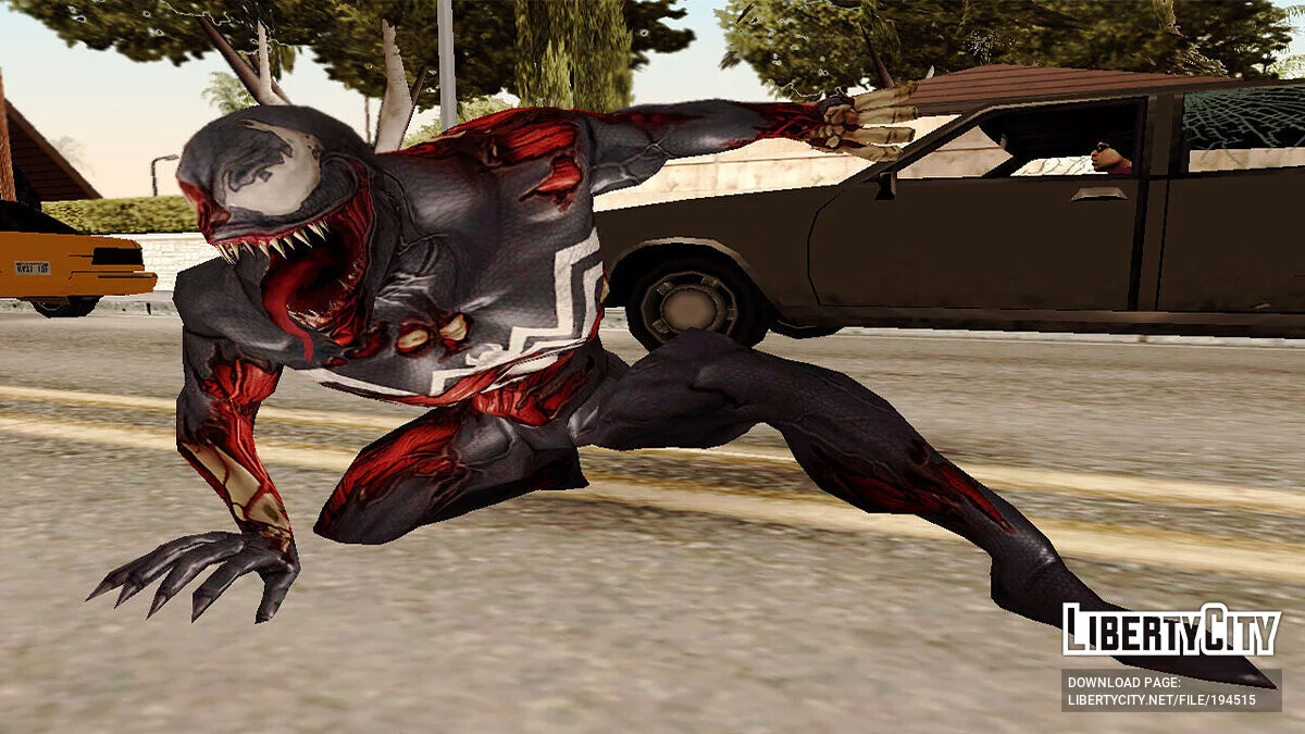 Zombie Venom dari game Spider-Man Unlimited / GTA San Andreas