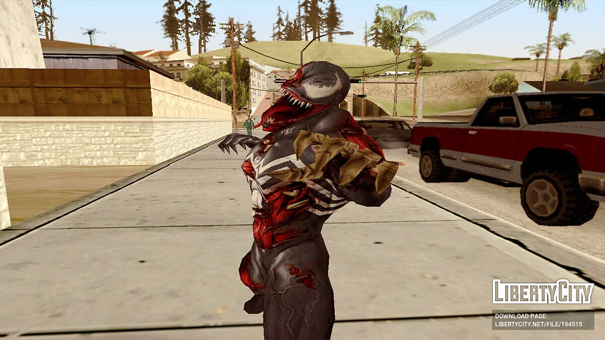 Zombie Venom dari game Spider-Man Unlimited / GTA San Andreas