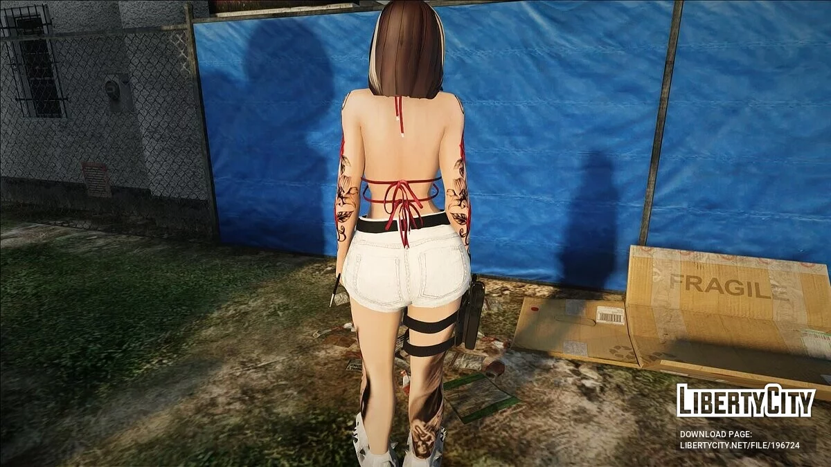 Fille avec des tatouages / GTA San Andreas