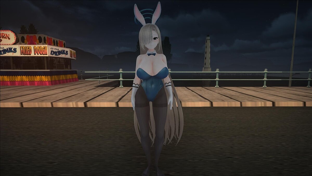 Download Ichinose Asuna in a bunny outfit from Blue Archive for GTA San  Andreas