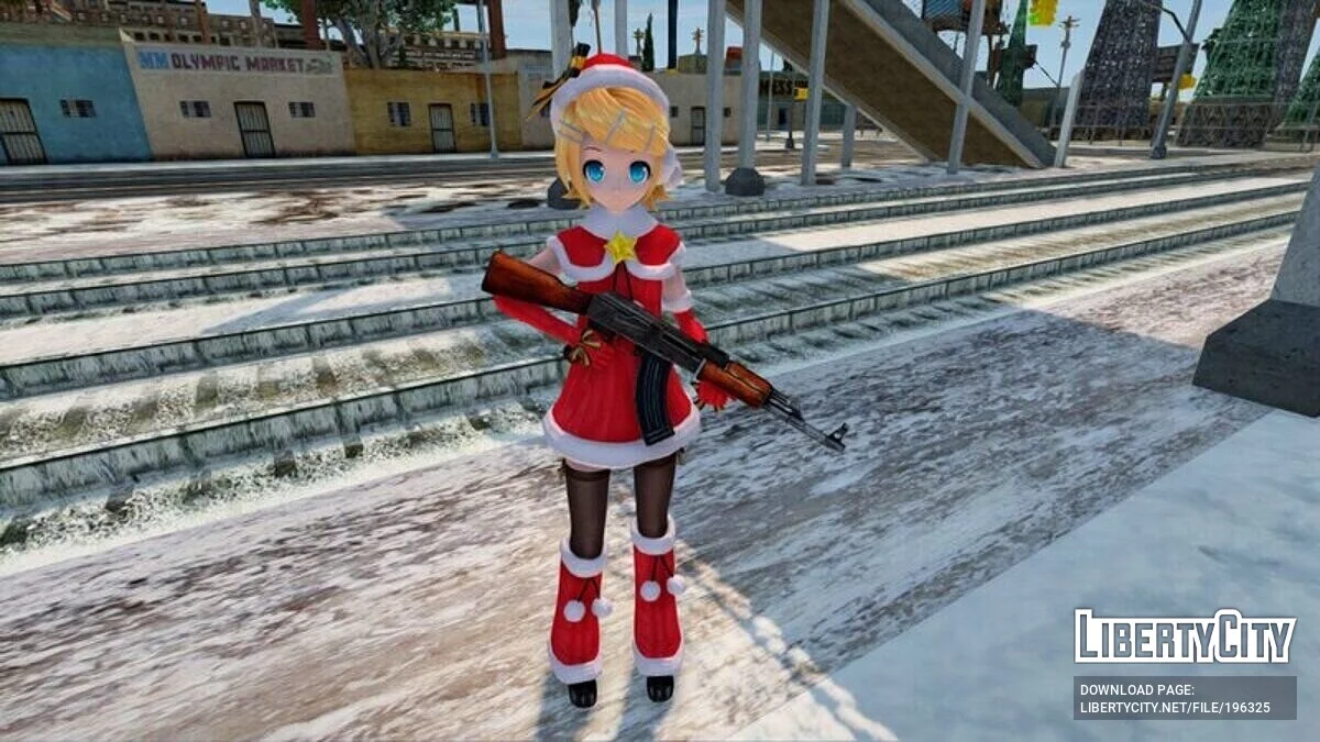 Kagamine Rin - Weihnachten / GTA San Andreas