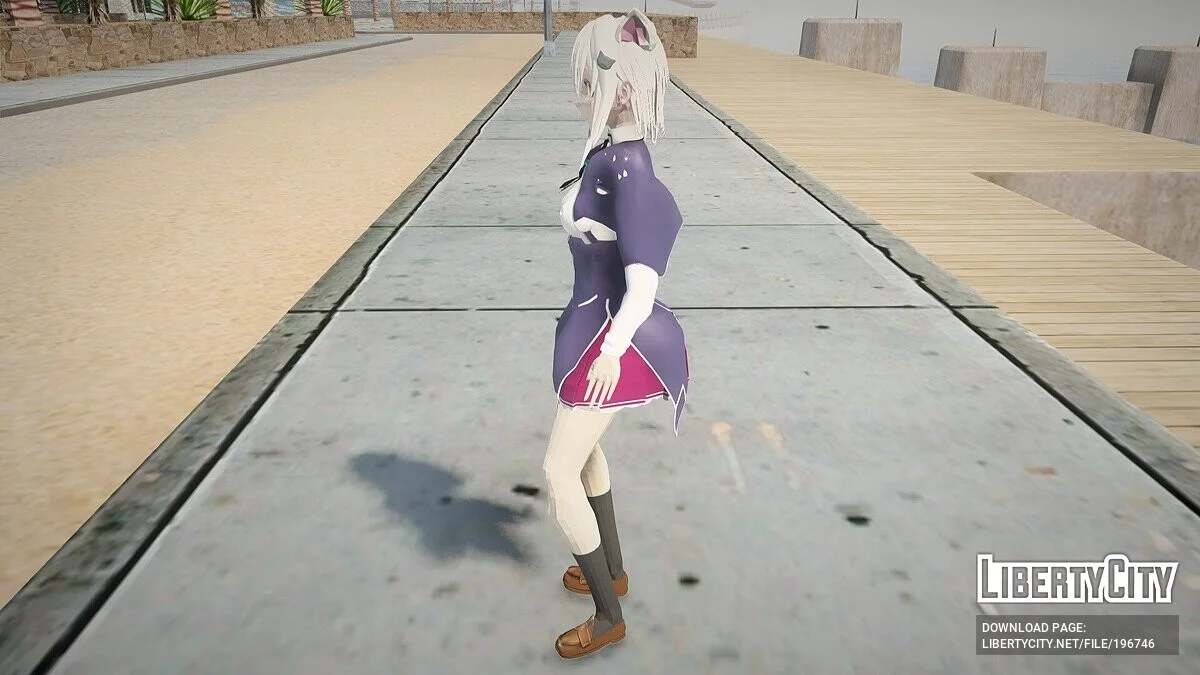 Konэko Тодзё из High School DxD / GTA San Andreas