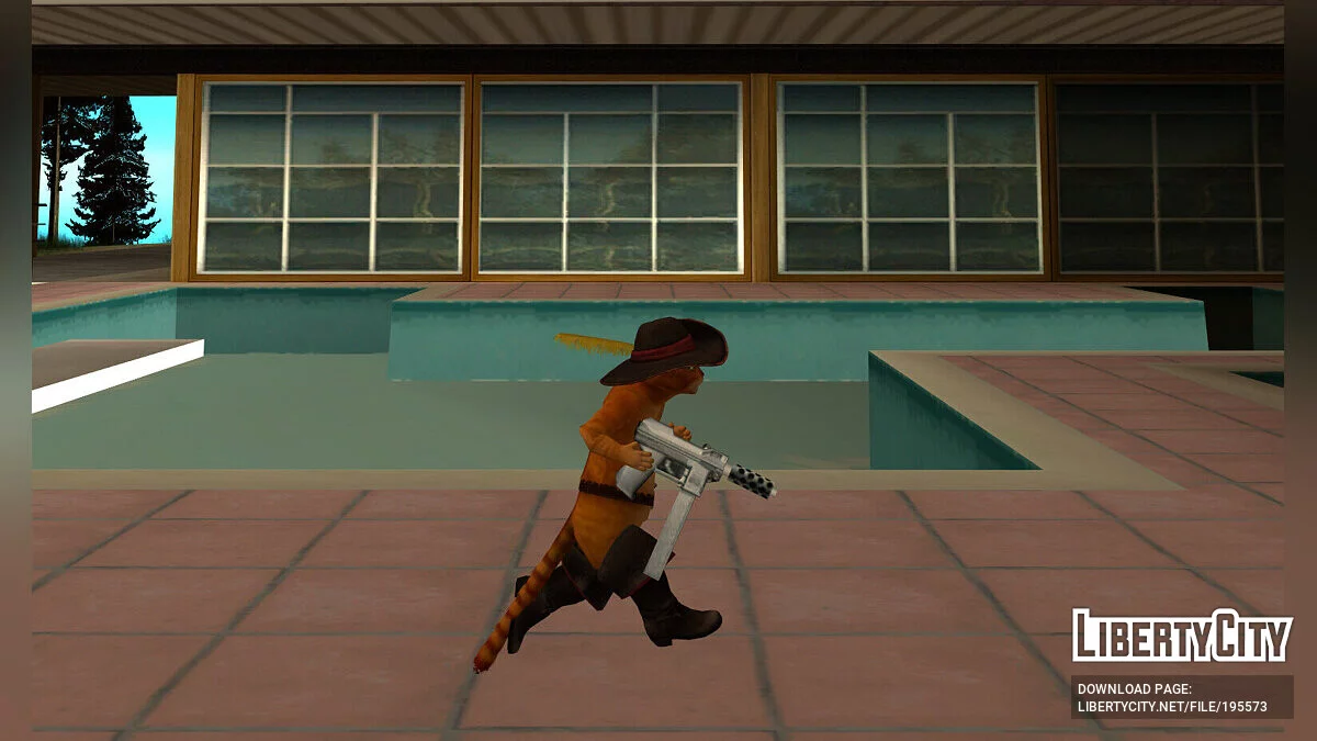 Puss in Boots from Puss in Boots: The Video Game / GTA San Andreas