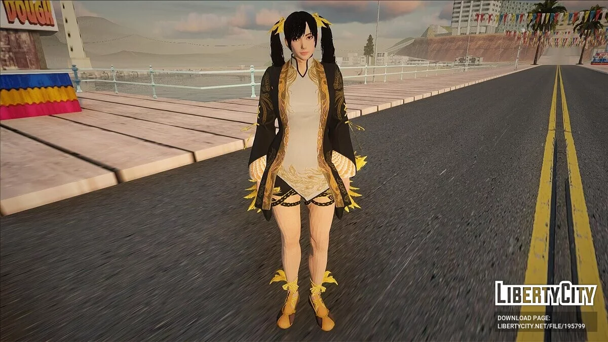 Ling Xiaoyu dari Tekken 7 / GTA San Andreas