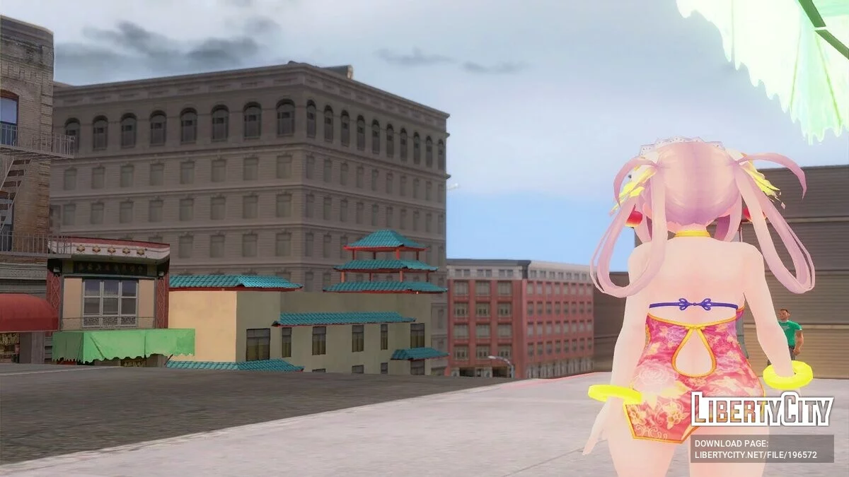 Manpuku Maru-chan у китайському вбранні / GTA San Andreas
