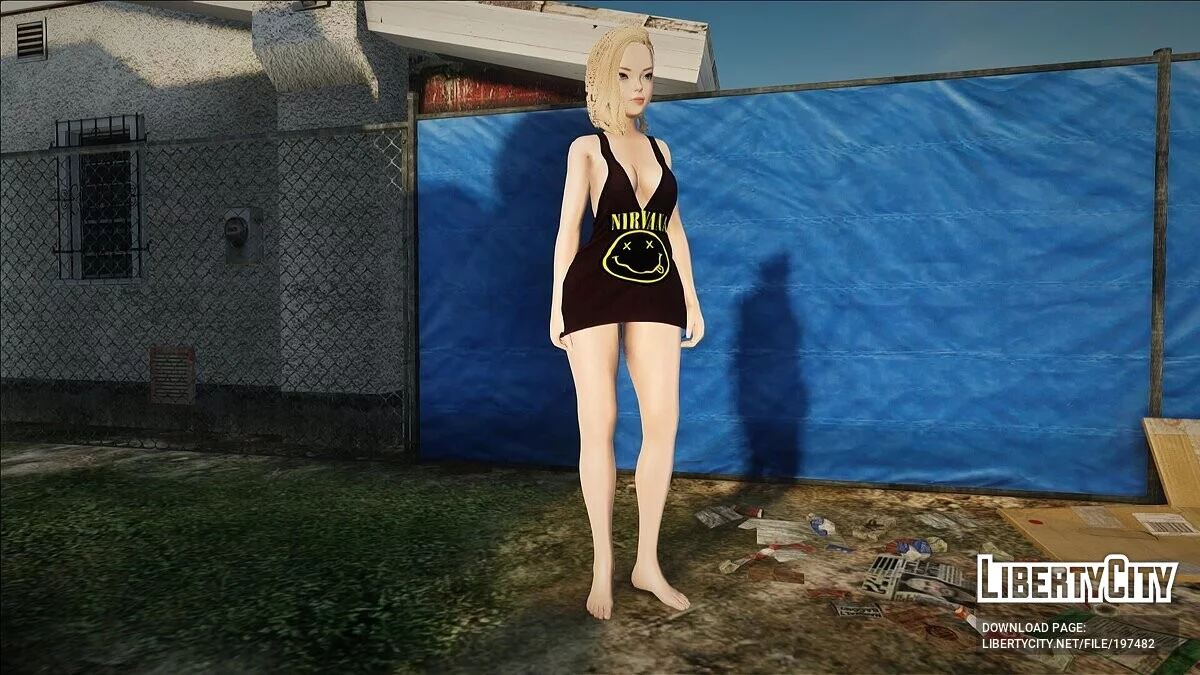 Андроїд N18 фанатка Нірвани / GTA San Andreas