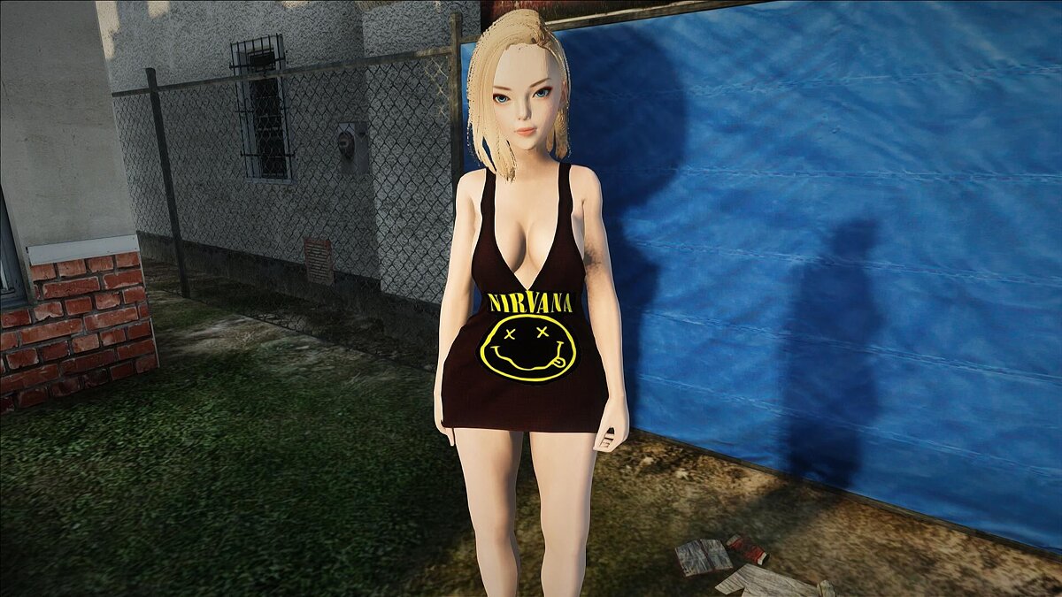 Download Androide N18 is a Nirvana fan for GTA San Andreas