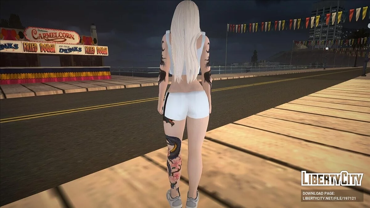 Gadis Pirang dalam Pakaian Nike / GTA San Andreas