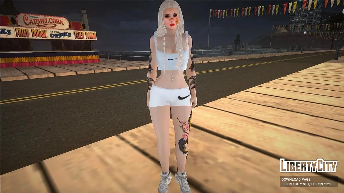 Gadis Pirang dalam Pakaian Nike / GTA San Andreas