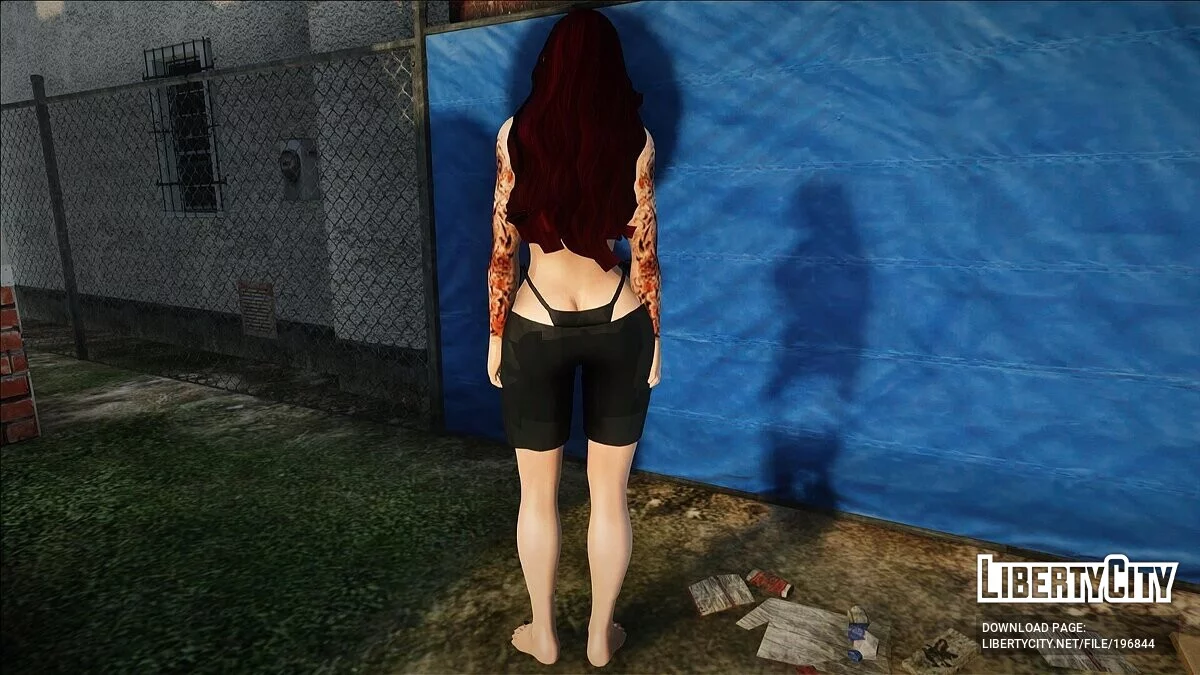 Gadis Berambut Cokelat dalam Pakaian Seksi / GTA San Andreas