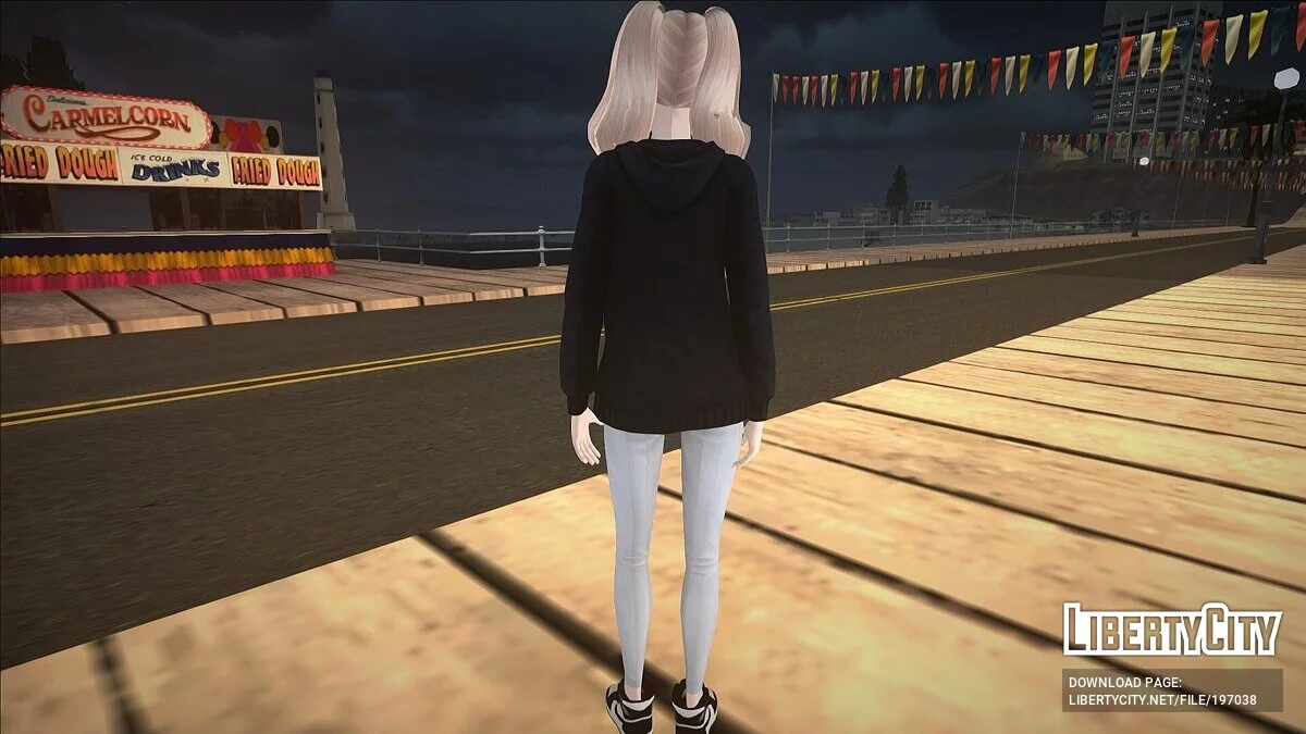 Дівчина в худі / GTA San Andreas