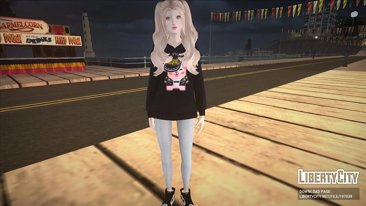 Дівчина в худі / GTA San Andreas