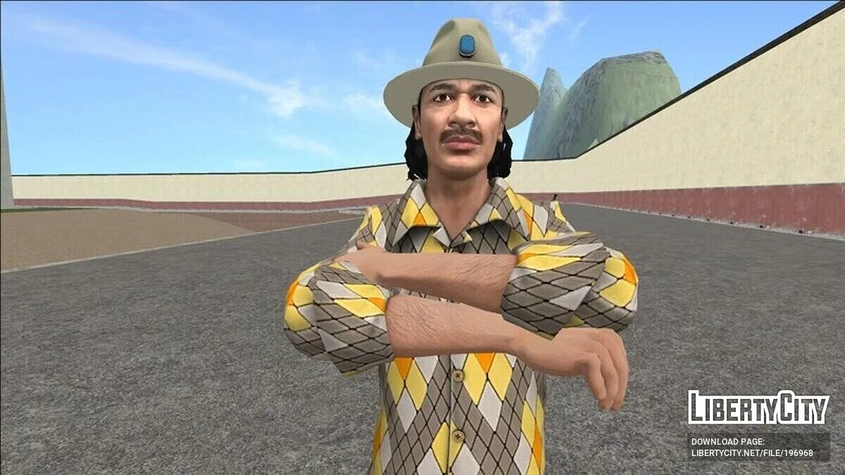 Carlos Santana dari Guitar Hero 5 / GTA San Andreas