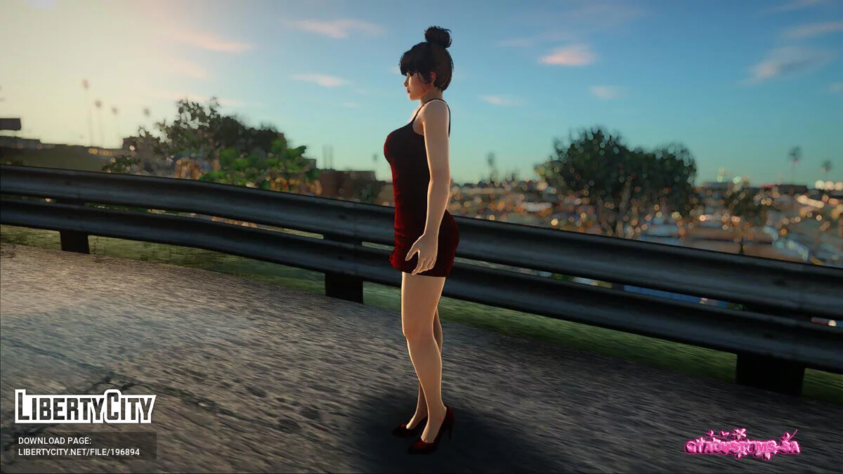 Kasumi im Kleid / GTA San Andreas