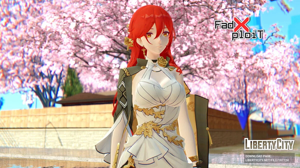 Himeko de Honkai: Star Rail / GTA San Andreas