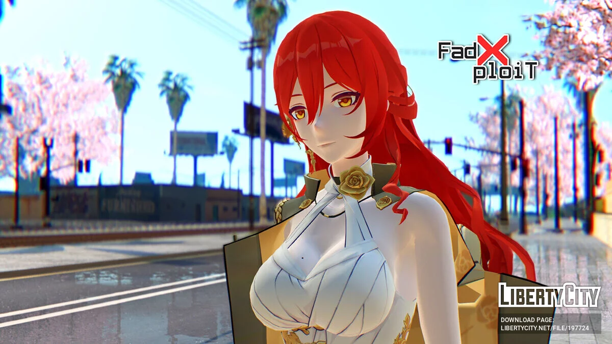Himeko de Honkai: Star Rail / GTA San Andreas