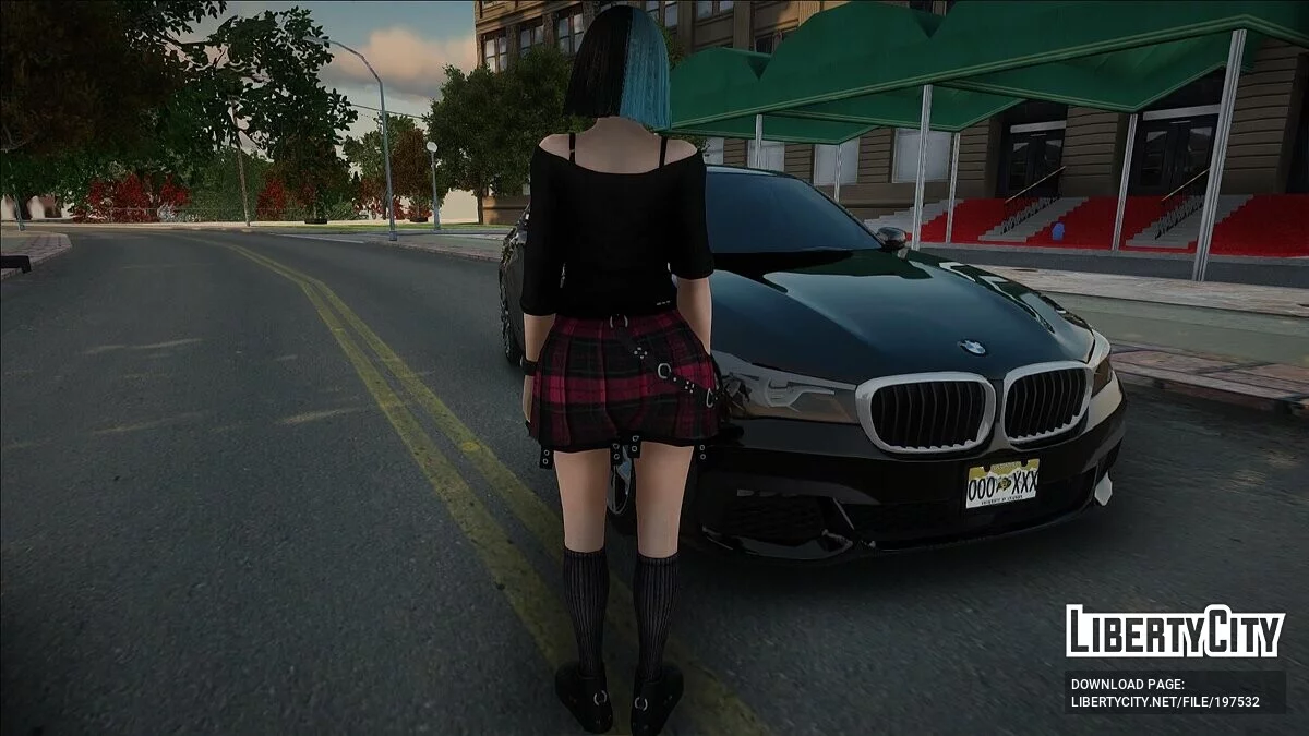 Хітомі Kawaii Gothic фанатка AC/DC / GTA San Andreas