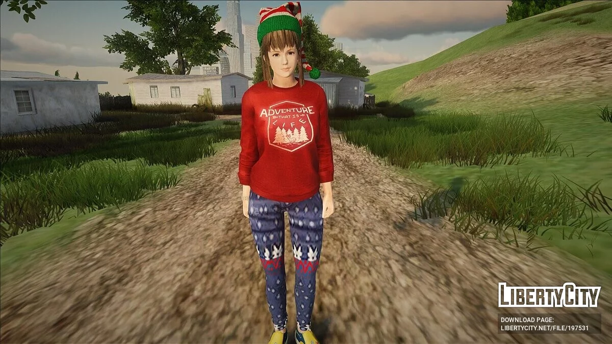 Хитоми в Рождественском наряде / GTA San Andreas