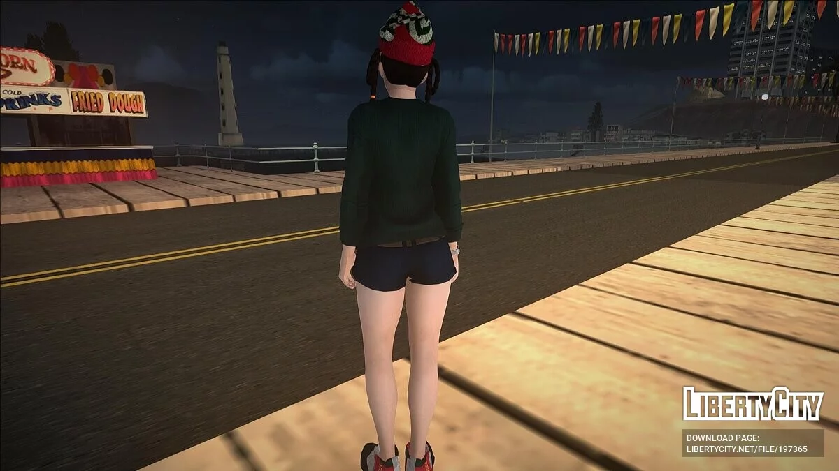 Lei-Fang en tenue de Noël / GTA San Andreas