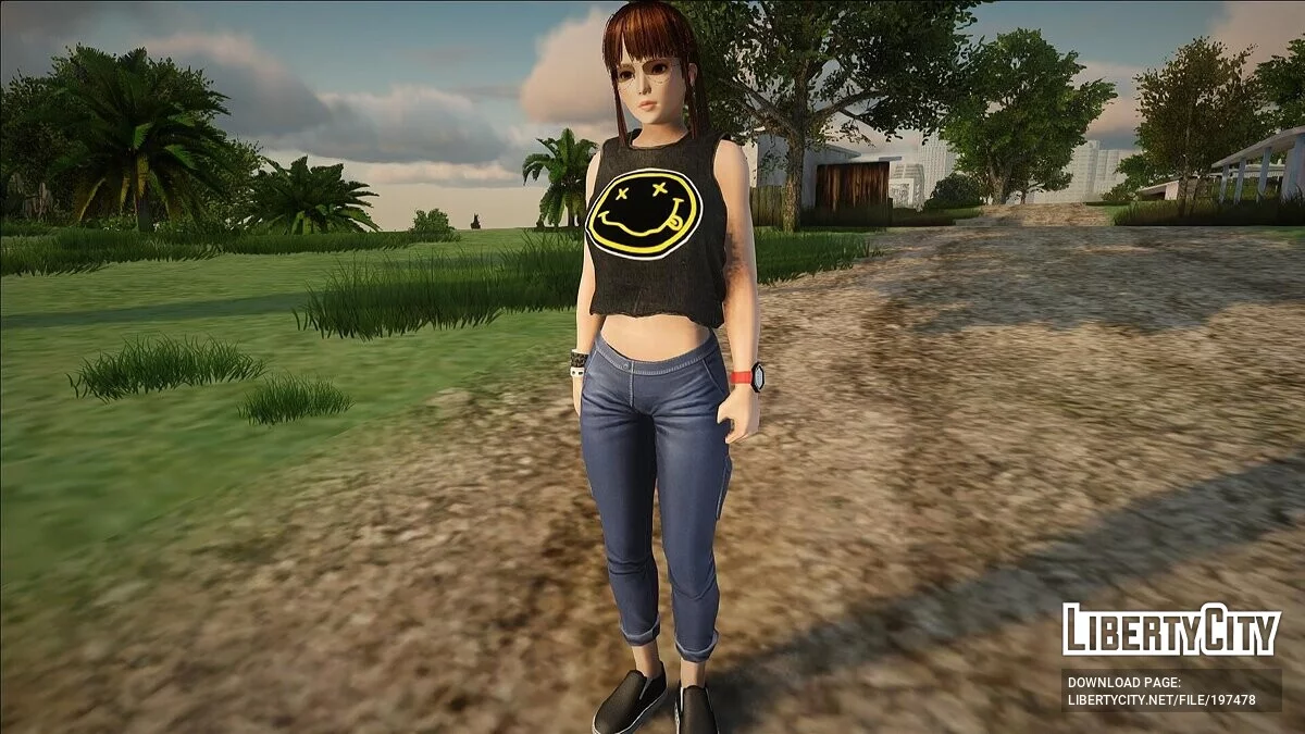 Lei-Fang im Nirvana-Outfit / GTA San Andreas