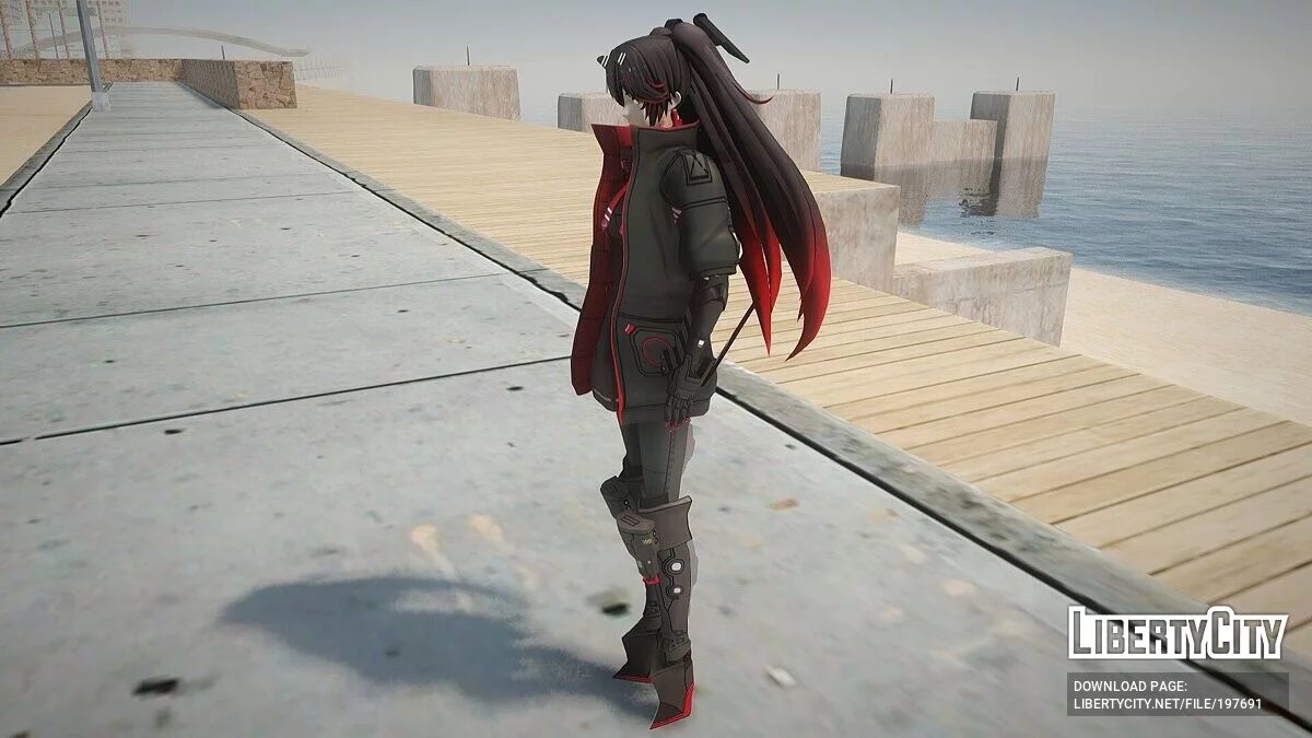 Lucia - Plume from Punishing: Gray Raven / GTA San Andreas