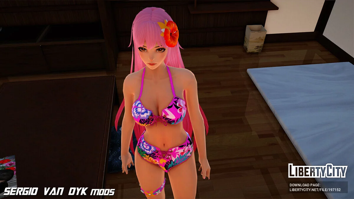 Rachel in a bikini from OverHit / GTA San Andreas