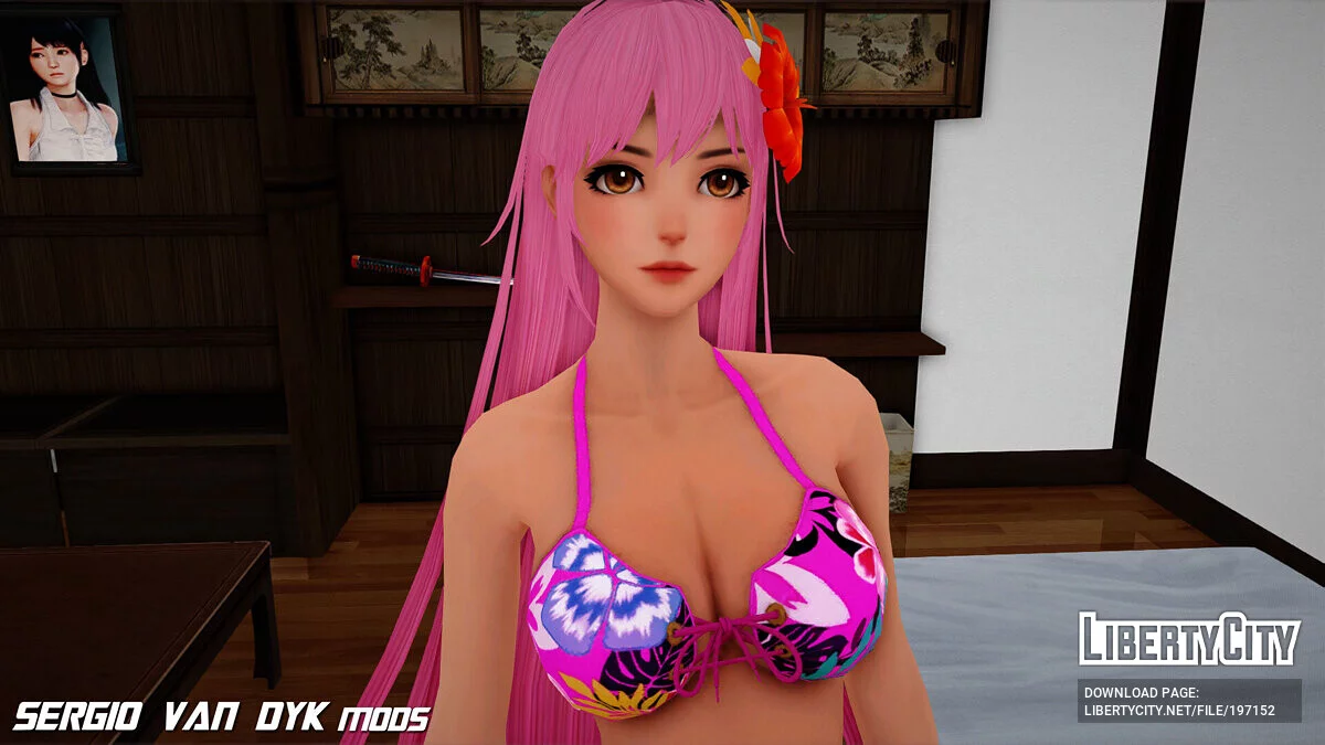 Rachel in a bikini from OverHit / GTA San Andreas
