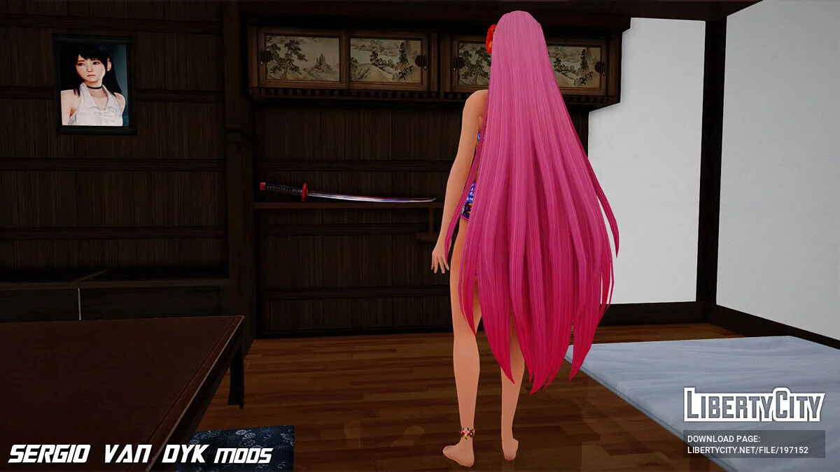 Rachel in a bikini from OverHit / GTA San Andreas
