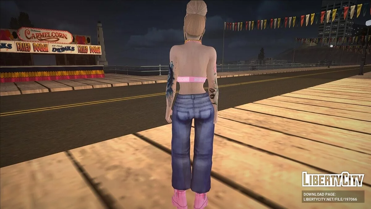 Skin Acak Wanita Berambut Pirang / GTA San Andreas
