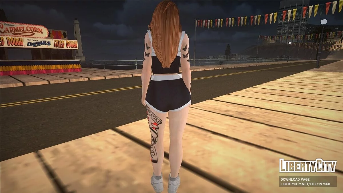 Skin femenino aleatorio con tatuajes / GTA San Andreas