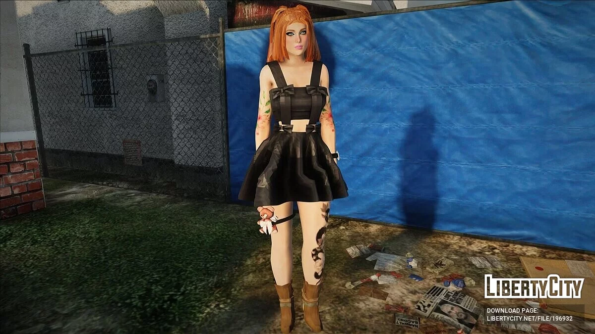 Gadis Berambut Merah dengan Tato / GTA San Andreas