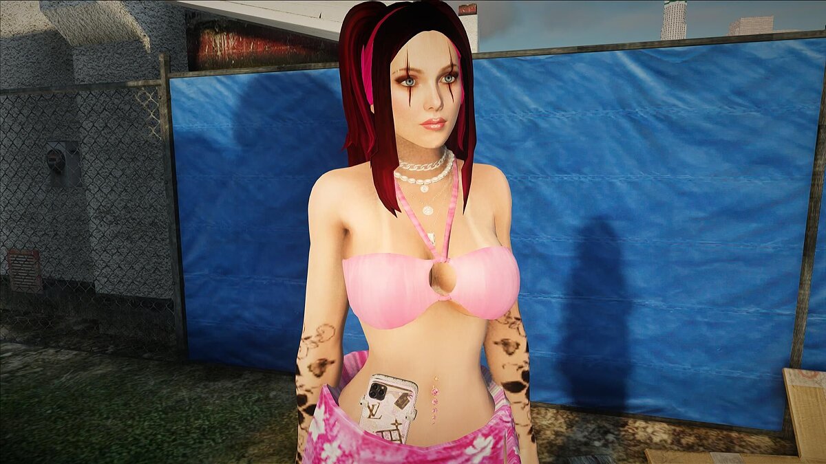 Download Pretty Girl With Tattoos For Gta San Andreas