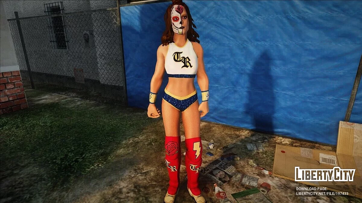 Thunder Rosa from AEW / GTA San Andreas