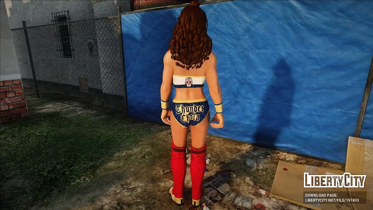 Thunder Rosa from AEW / GTA San Andreas