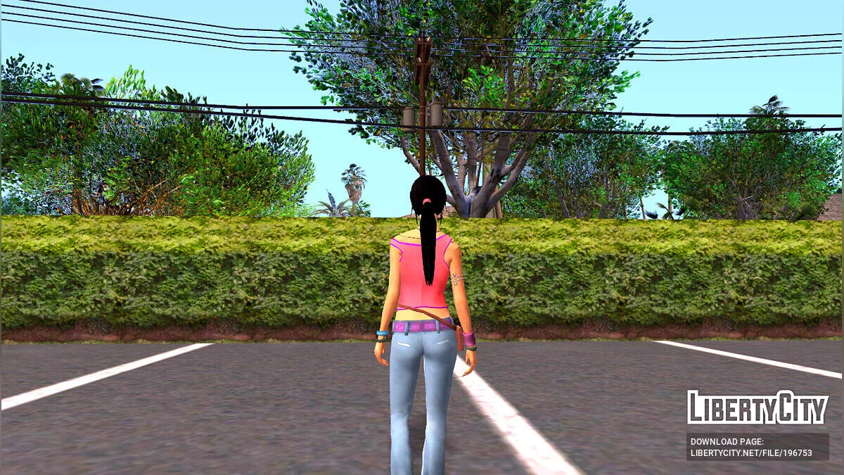 Зои Кастильо в наряде Касабланки / GTA San Andreas
