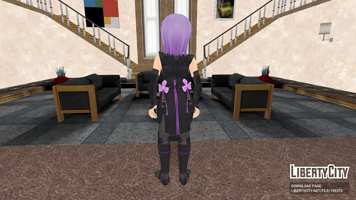 Ayane dari Senran Kagura: Estival Versus / GTA San Andreas