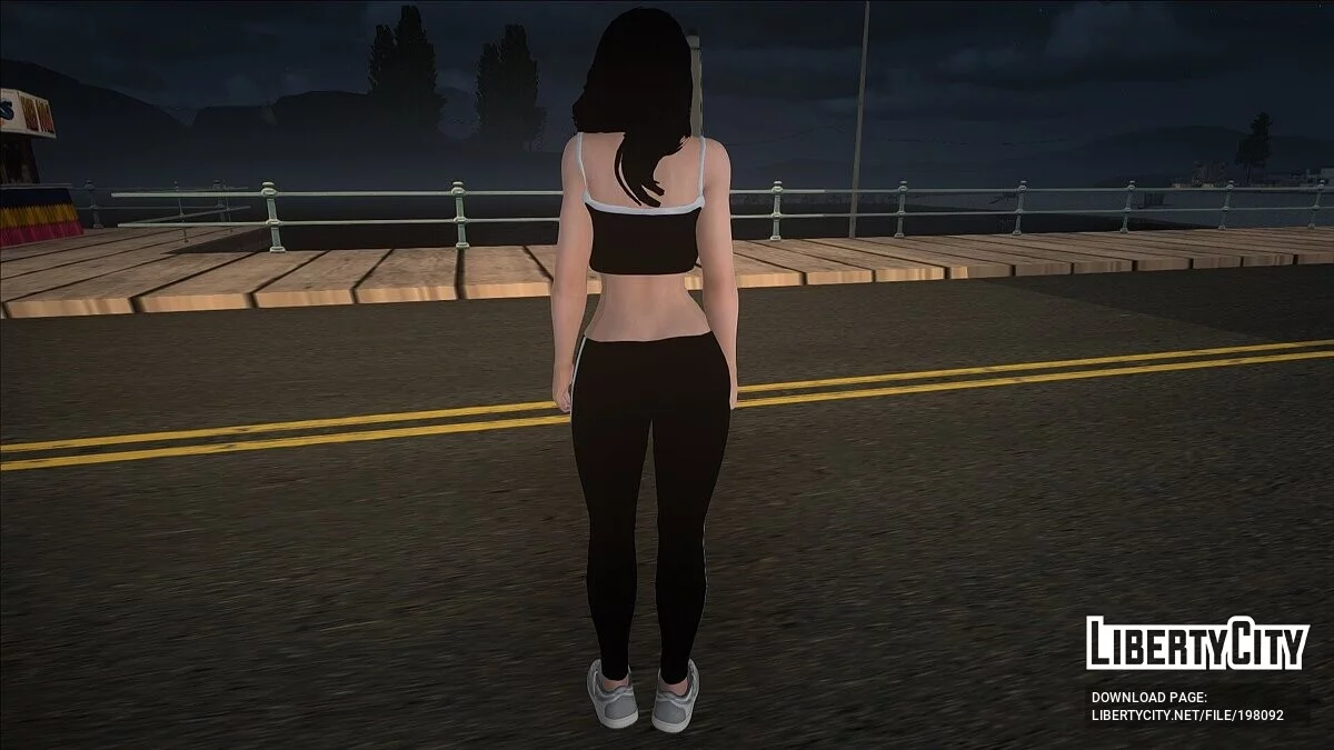 Mädchen im Sportoutfit / GTA San Andreas
