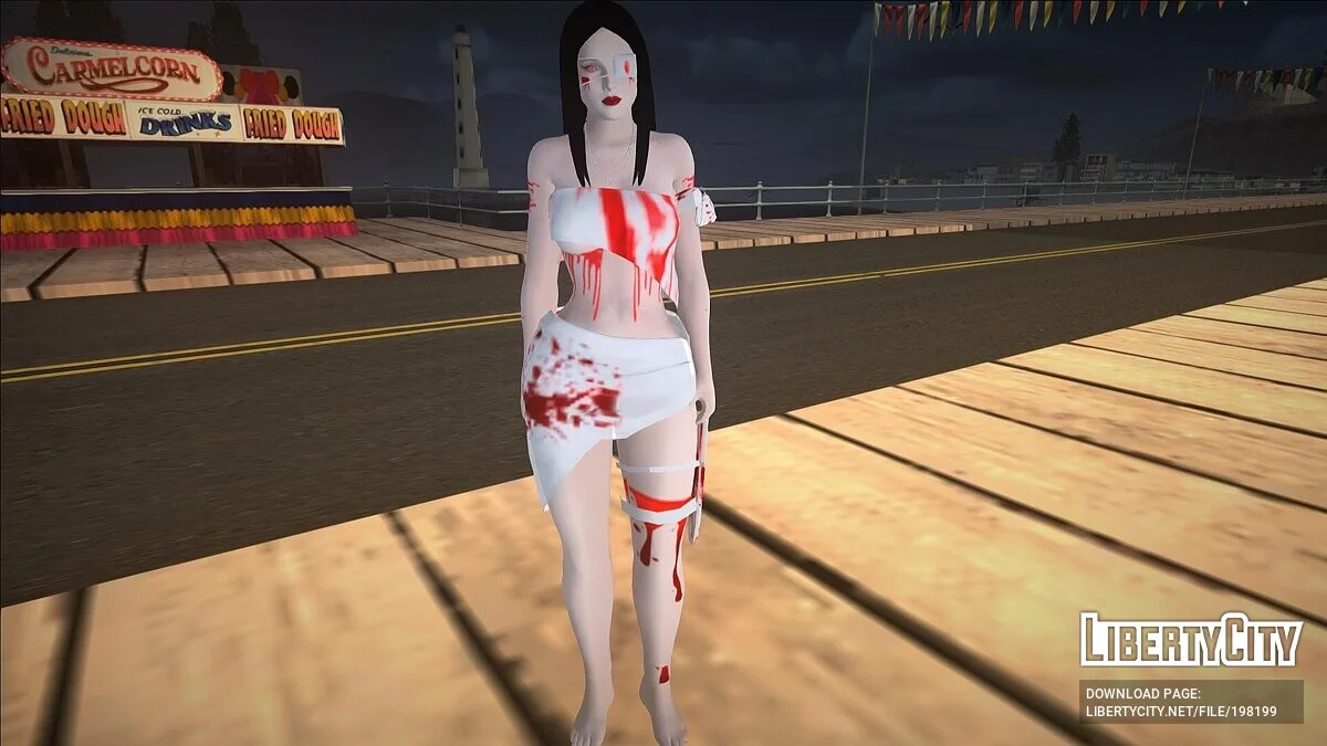 Chica de estilo Halloween / GTA San Andreas
