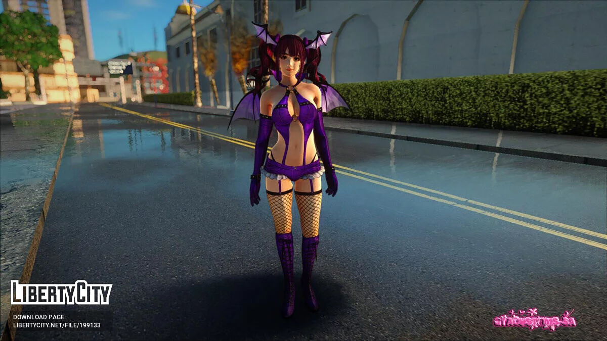 Gracia con traje de súcubo / GTA San Andreas