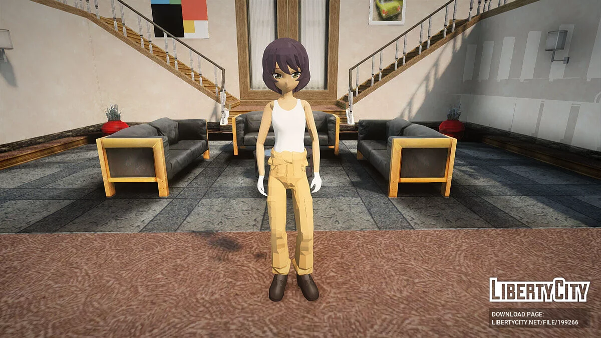 Keiko Hoshino from Girls und Panzer / GTA San Andreas