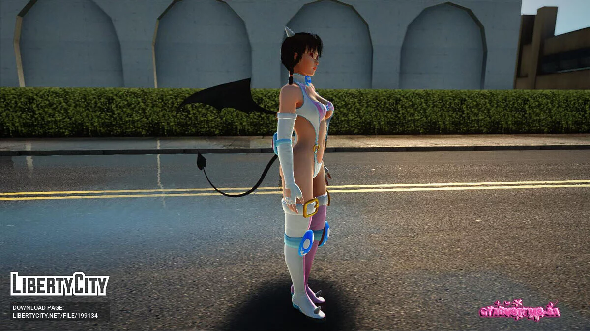 Lei-Fang en traje de Súcubo de Caramelo / GTA San Andreas