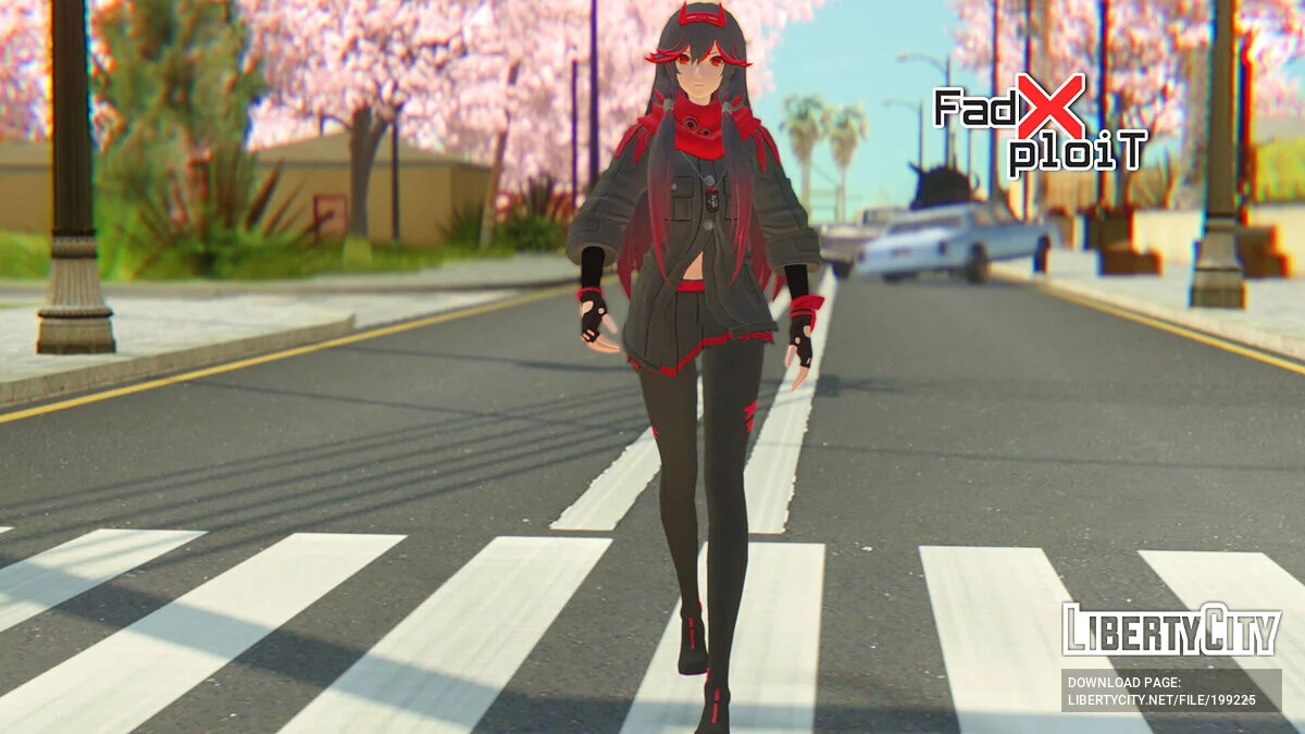 Lucia - Lotus from Punishing: Gray Raven / GTA San Andreas