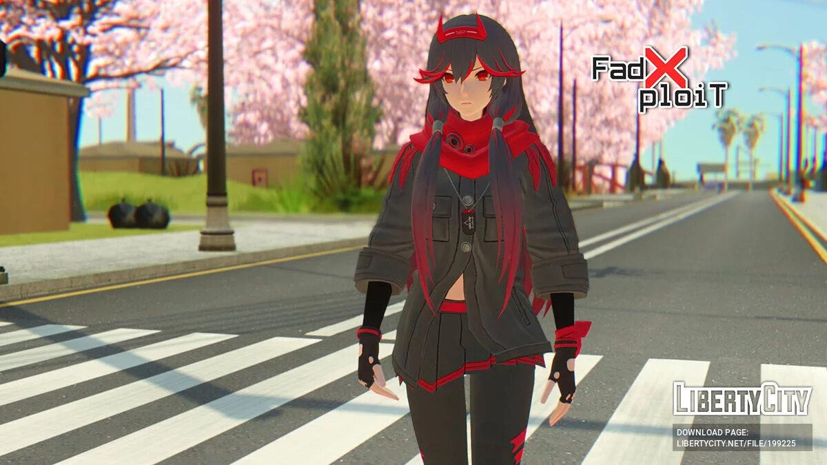 Lucia - Lotus from Punishing: Gray Raven / GTA San Andreas
