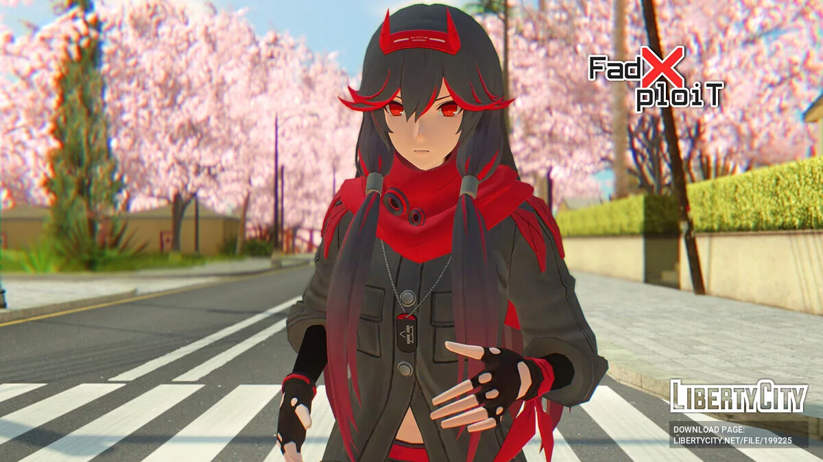 Lucia - Lotus from Punishing: Gray Raven / GTA San Andreas