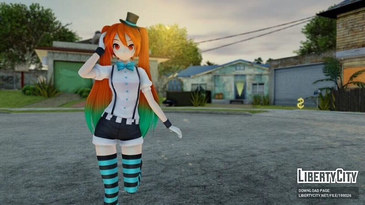 Miku Hatsune Rêve de citrouille / GTA San Andreas